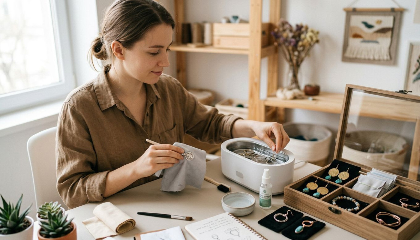 Techniques modernes pour l'entretien et la préservation de bijoux faits main